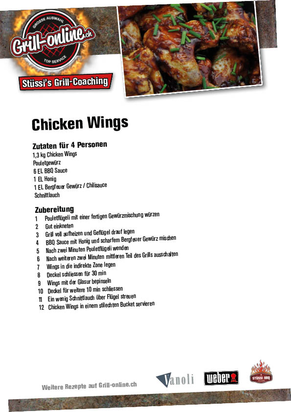 Rezept: Chicken Wings