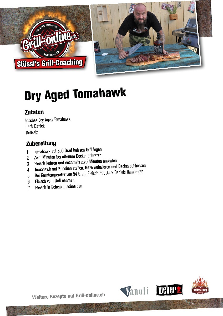 Rezept:Dry Aged Tomahawk