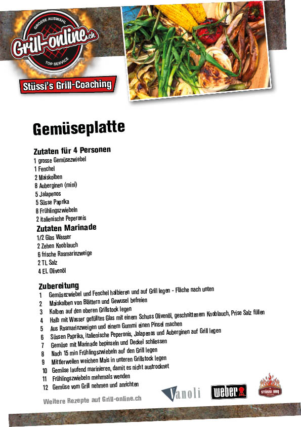 Rezept: Gemüseplatte