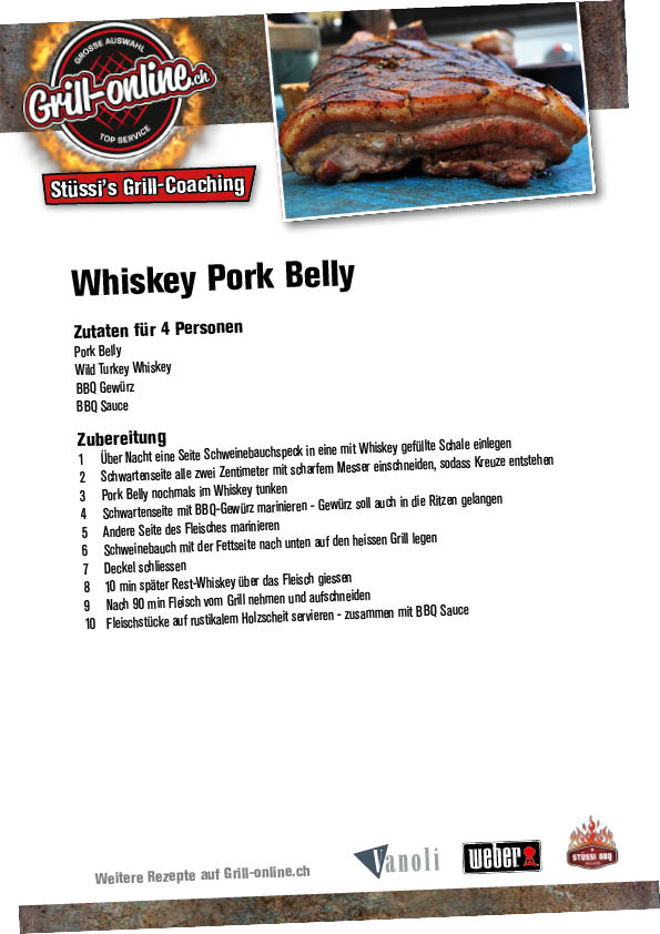 Rezept: Whiskey Pork Belly