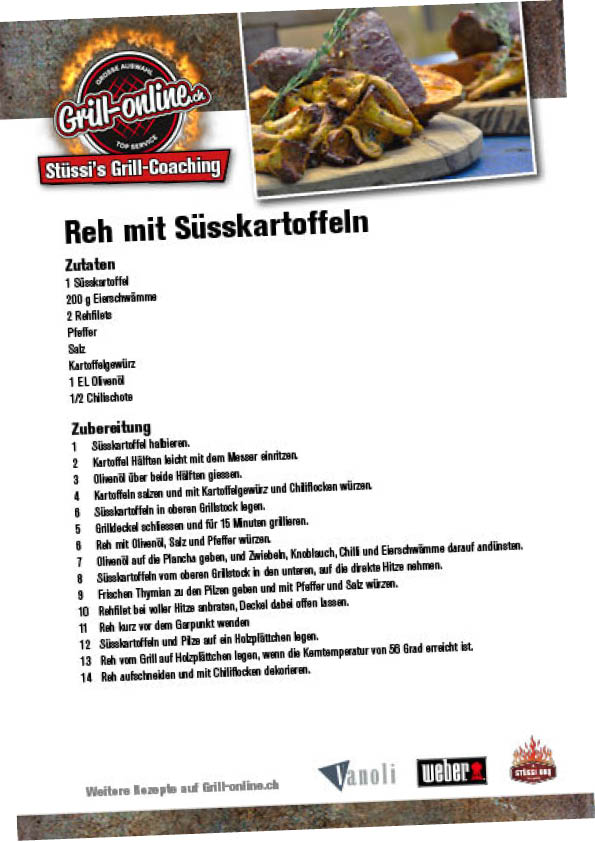 Rezept:Reh mit Süsskartoffeln