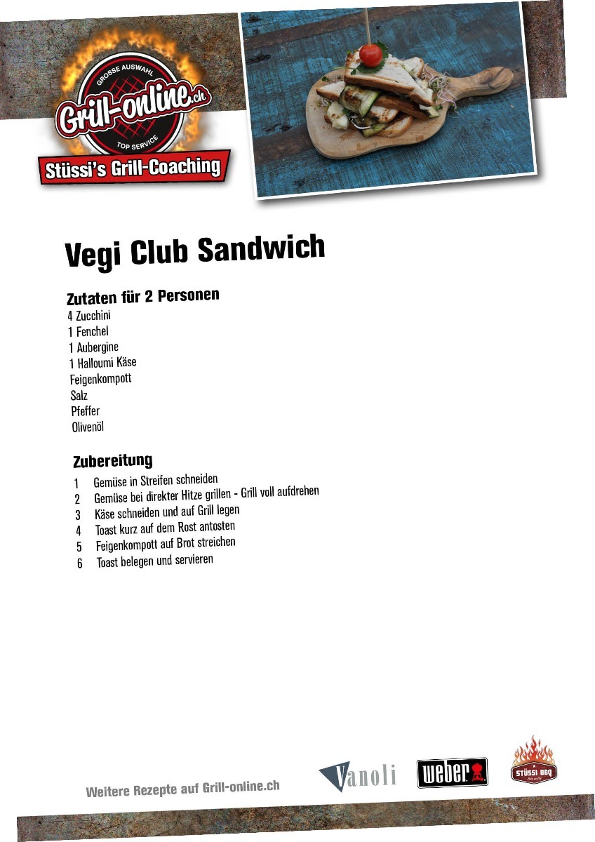 Rezept: Vegi Club Sandwich