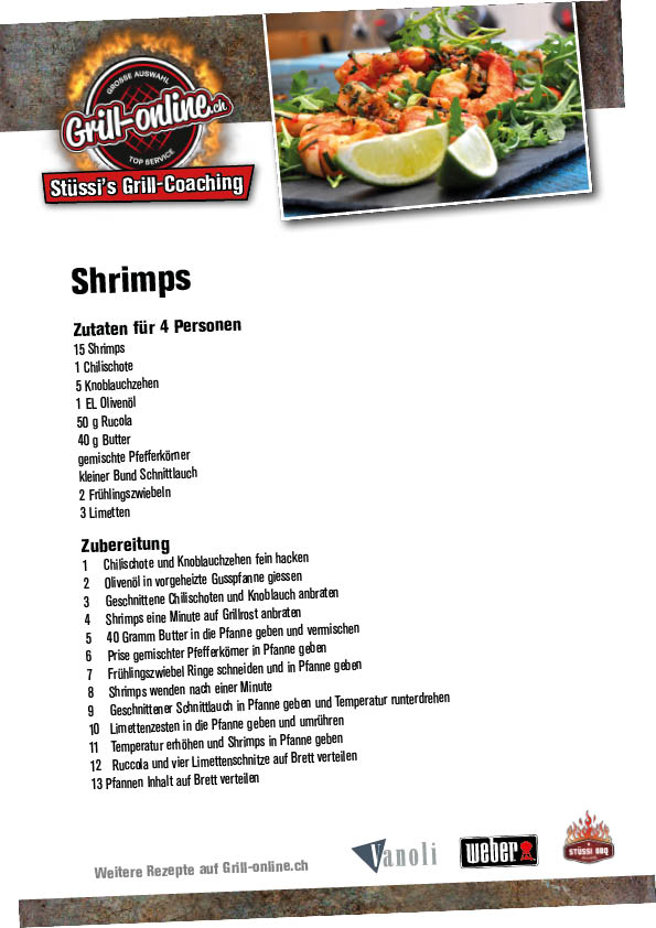 Rezept: Shrimps